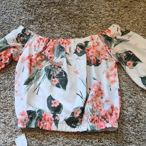 Flower crop top